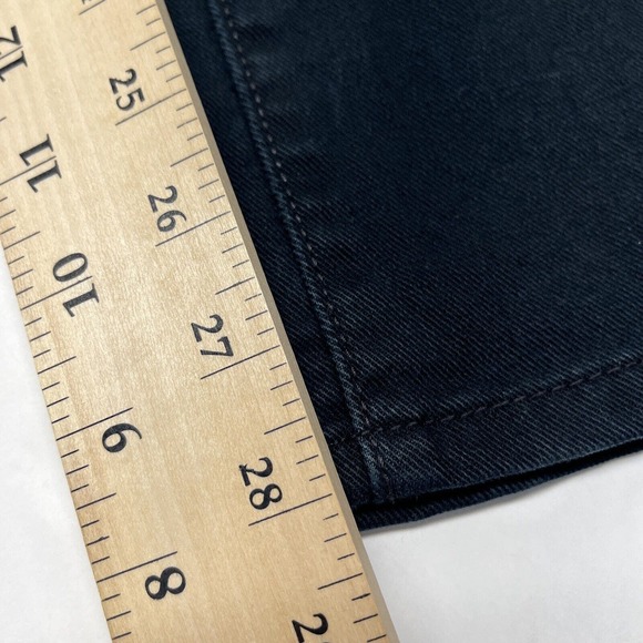 Levis 550 Womens Size 6 Relaxed Boot Cut Denim Jeans Black vintage 90’s - Picture 9 of 12